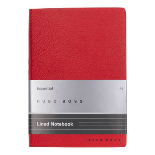 Notes A6 Essential Storyline Black Lined Czerwony HNM121PL (1)