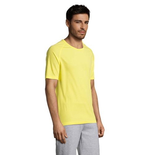 SPORTY Męski T-SHIRT 140g Lemon S11939-LE-XS (2)