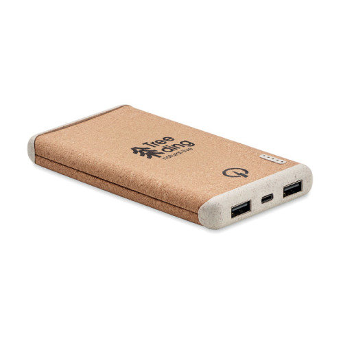 Bezprzew. PowerBank 10000mAh beżowy MO6844-13 (2)