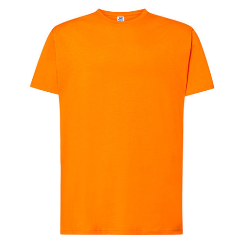 Koszulka męska z okrągłym dekoltem Regular Premium T-Shirt JHK Orange test7_TSRA190ORXL 