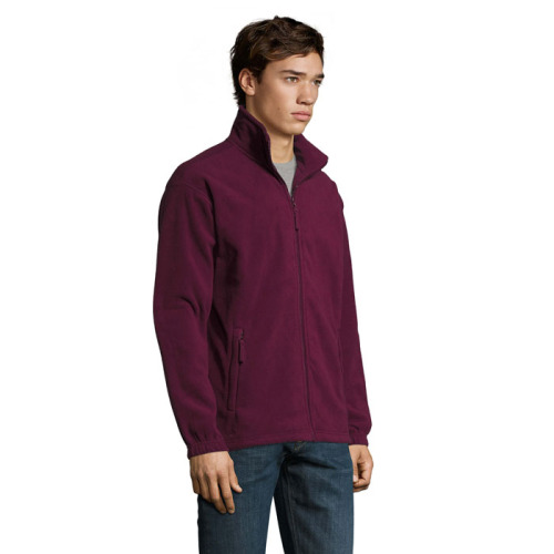 NORTH Męski polar  300g Burgundy S55000-BG-3XL (2)