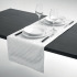 Bieżnik stołowy z poliestru biały MO2070-06 (3) thumbnail