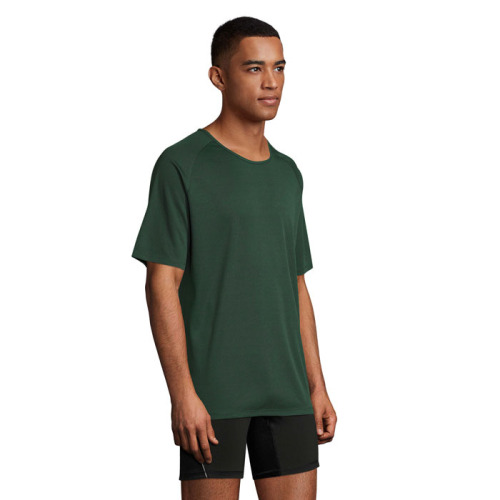 SPORTY Męski T-SHIRT 140g Ciemno-Zielony S11939-FG-L (2)