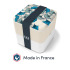 Lunchbox Bento Square MONBENTO, Blue Wax Blue Wax B313124049  thumbnail