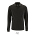 PERFECT MEN LSL POLO 180g Charcoal melange S02087-CE-L  thumbnail