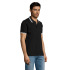 PASADENA męskie polo 200g Negro/Blanco S00577-BC-3XL (2) thumbnail