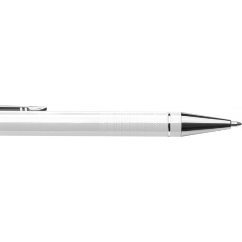 Metalowy długopis półżelowy Almeira biały 374106 (3)