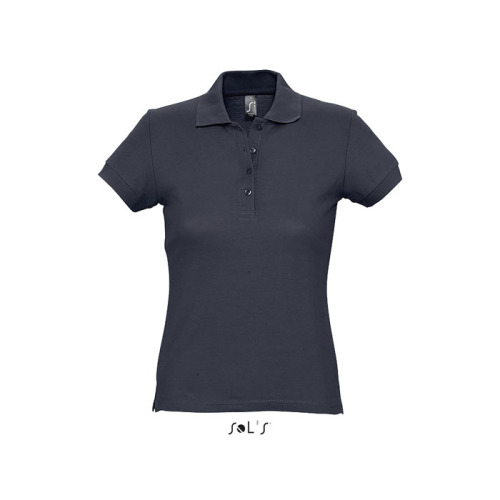 PASSION Damskie POLO 170g Granatowy S11338-NY-M 