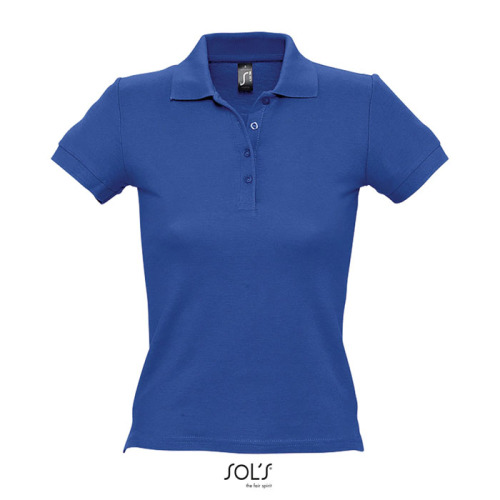 PEOPLE Damskie POLO 210g Niebieski S11310-RB-XXL 