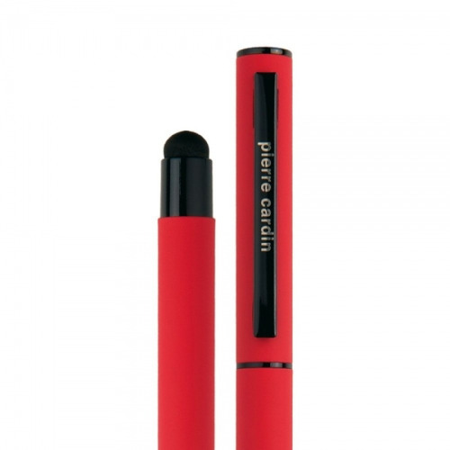Zestaw piśmienny touch pen, soft touch CELEBRATION Pierre Cardin czerwony B0401003IP305 (2)