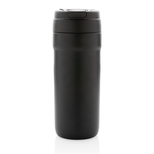 Butelka sportowa 670 ml ze stali nierdzewnej z recyklingu Black P433.131 (1)