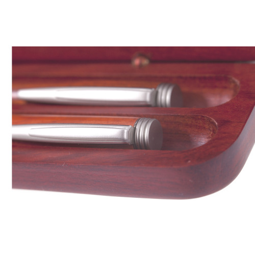 Zestaw piśmienniczy, długopis i ołówek mechaniczny drewno V1115-17 (2)