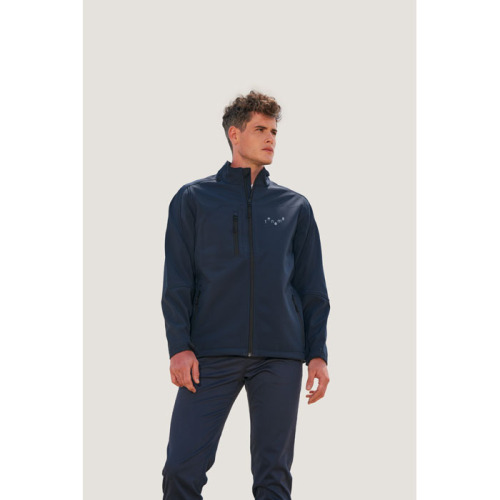 RELAX Męski softshell 340g Niebieski S46600-RB-L (3)