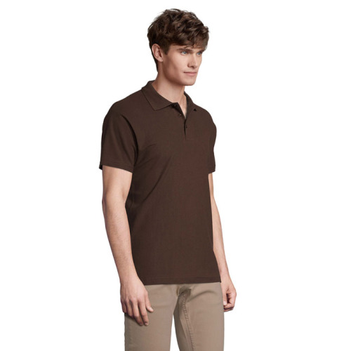 SPRINgII Męskie POLO 210g Chocolate S11362-CH-XXL (2)