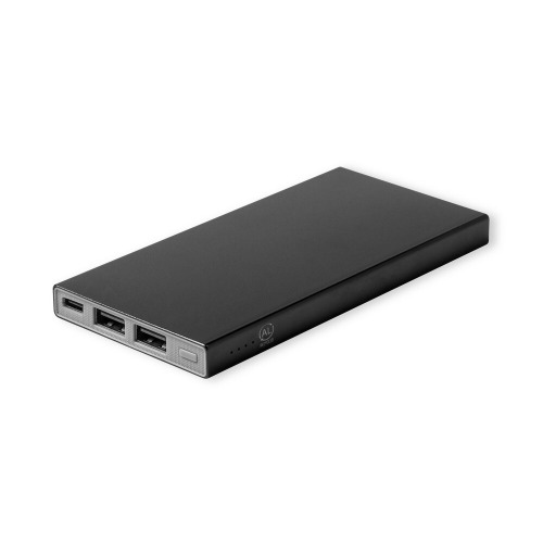 Power bank 4000 mAh z aluminium z recyklingu Czarny V1144-03 