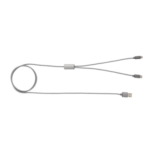 Kabel do ładowania 3 w 1 Szary P302.232 (5)