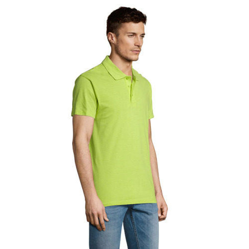 SUMMER II Męskie POLO 170g Apple Green S11342-AG-L (2)