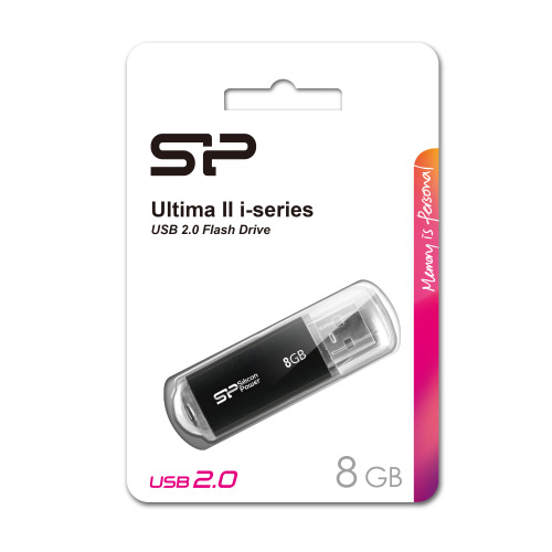 Pendrive Silicon Power Ultima II I-series 2,0 Czarny EG811703 8GB (2)