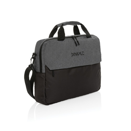 Torba na laptopa 15,6" AWARE™ Kazu, poliester z recyklingu szary P732.172 (5)