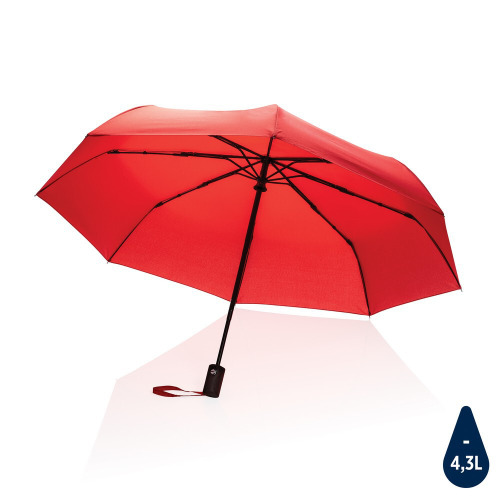 Parasol automatyczny 21" Impact AWARE™ rPET Czerwony P850.604 