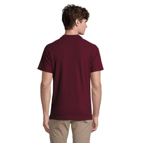 SPRINgII Męskie POLO 210g Burgundy S11362-BG-S (1)