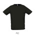 SPORTY Męski T-SHIRT 140g Czarny / Czarny opal S11939-BK-3XL  thumbnail