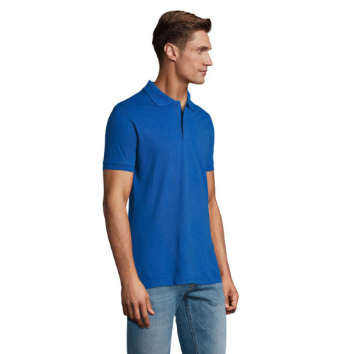 PERFECT Męskie POLO 180g Niebieski S11346-RB-4XL (2)