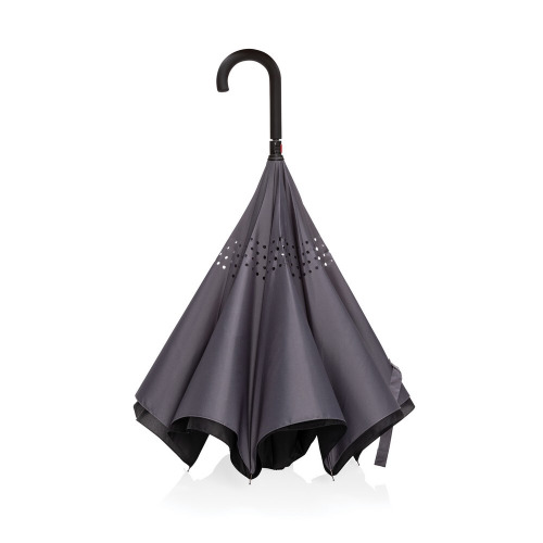 Parasol odwracalny 23" Impact AWARE™ rPET Antracytowy P850.632 (8)