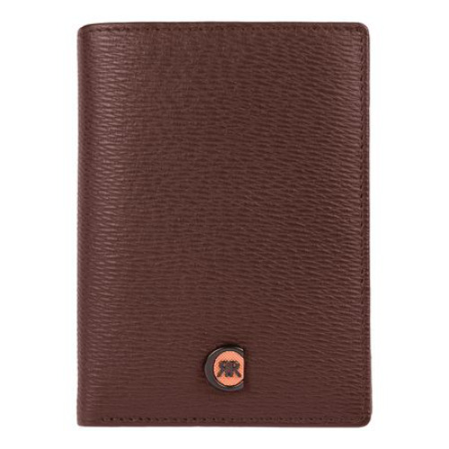 Etui na karty with flap Bond Brown Brązowy NLF202Y (1)