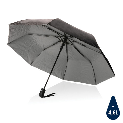 Mały parasol 21" Impact AWARE™ rPET Srebrny P850.552 (7)