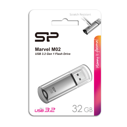 Pendrive Silicon Power Marvel - M02 3,2 128GB Szary EG832407 32GB (2)