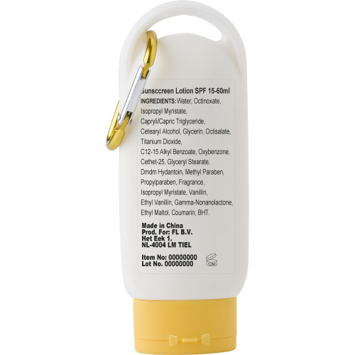 Balsam do ochrony przeciwsłonecznej SPF 30 żółty V7812-08 (3)