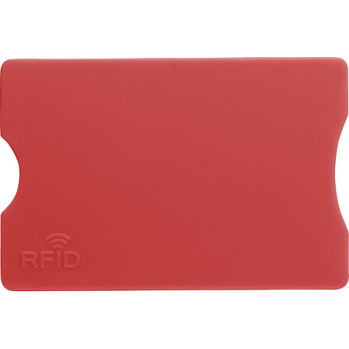 Etui na kartę kredytową, ochrona RFID Czerwony V9878-05 