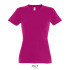 IMPERIAL WOMEN T-SHIRT 190g Fuchsia S11502-FU-L  thumbnail