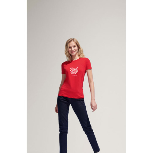 IMPERIAL WOMEN T-SHIRT 190g Czerwony S11502-RD-M (3)