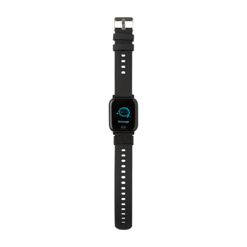 Monitor aktywności Fit Watch, TPE z recyklingu Czarny P330.891 (12)