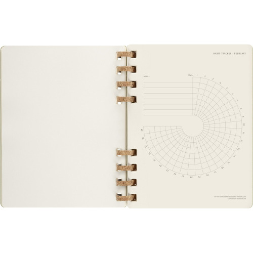 Spiralny kalendarz MOLESKINE Life Jasnozielony VM490-10/2024 (19)