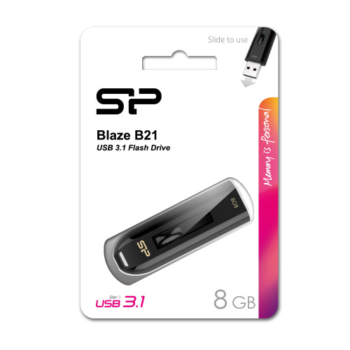 Pendrive Silicon Power Blaze B21 3,1 Czarny EG 815403 8GB (3)