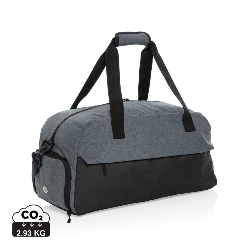 Torba sportowa, podróżna AWARE™ Kazu, RPET Szary P707.202 (10)