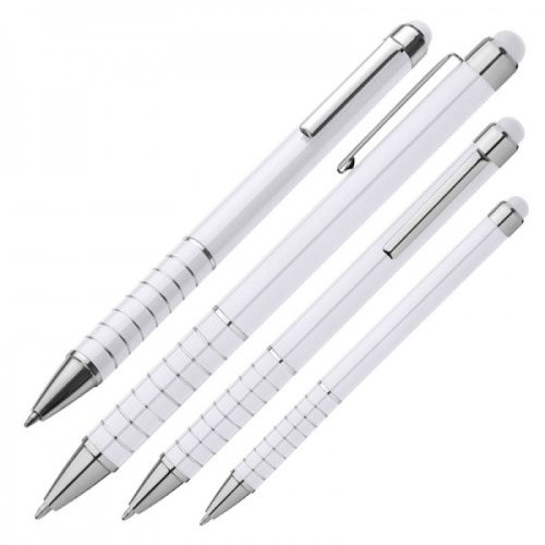 Długopis metalowy touch pen LUEBO Biały 041806 (1)