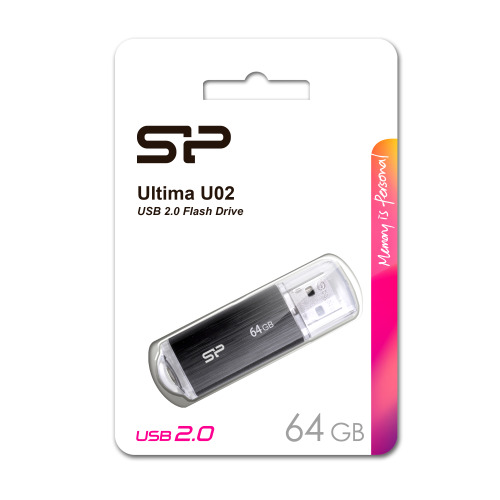 Pendrive Ultima U02 2.0 Silicon Power Czarny EG 813803 64GB (2)