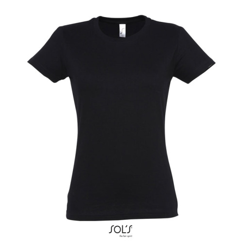 IMPERIAL WOMEN T-SHIRT 190g Deep black S11502-DB-L 