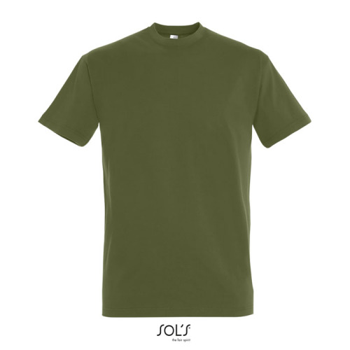 IMPERIAL Męski T-SHIRT 190g Ciemny khaki S11500-DK-M 