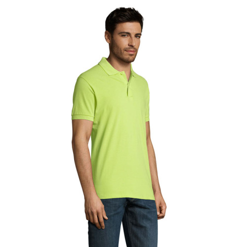 PERFECT Męskie POLO 180g Apple Green S11346-AG-L (2)