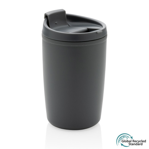 Kubek podróżny 300 ml z PP z recyklingu Anthracite P433.082 