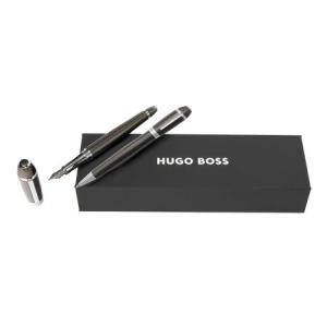 Zesatw upominkowy Hugo Boss pióro wieczne i długopis - HSW4452D + HSW4454D