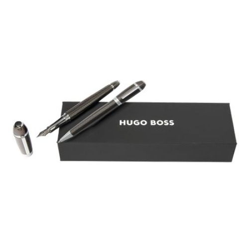 Zesatw upominkowy Hugo Boss pióro wieczne i długopis - HSW4452D + HSW4454D uniwersalny HPBP445D 