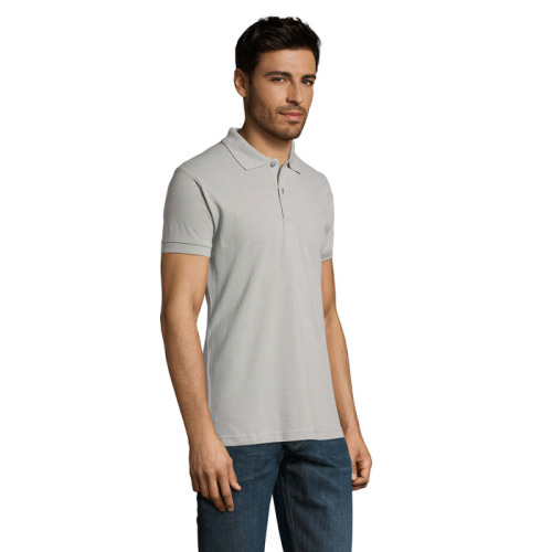 PERFECT Męskie POLO 180g Pure grey S11346-PG-XXL (2)