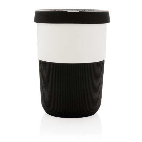 Kubek podróżny 380 ml Coffee to go z PLA Czarny P432.831 (1)