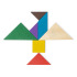 Puzzle tangram Wielokolorowy V7663-99 (7) thumbnail